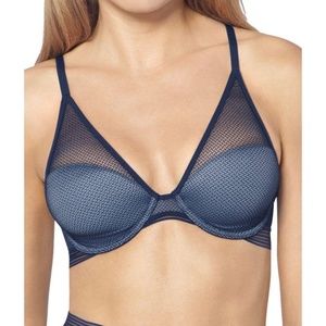 Triumph Infinite Sensation bra in blue 34B